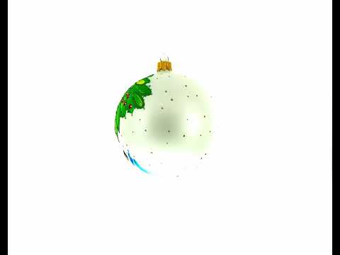 Chocolate Labrador in Santa Hat Glass Ball Christmas Ornament 4 Inches