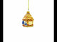 Birdfeeder Glass Christmas Ornament