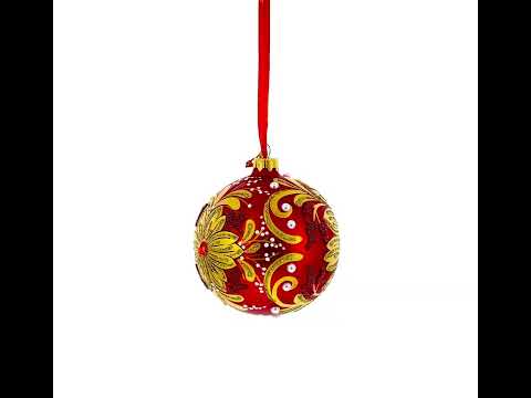 Red Ball Christmas Ornament