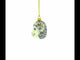 Ram Head Glass Christmas Ornament