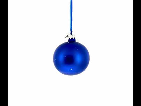 Weihnachtskugel aus Glas mit Silberbarren und Münzen, 8,25 cm (3,25 Zoll)