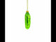 Cucumber with Vine Glass Christmas Ornament
