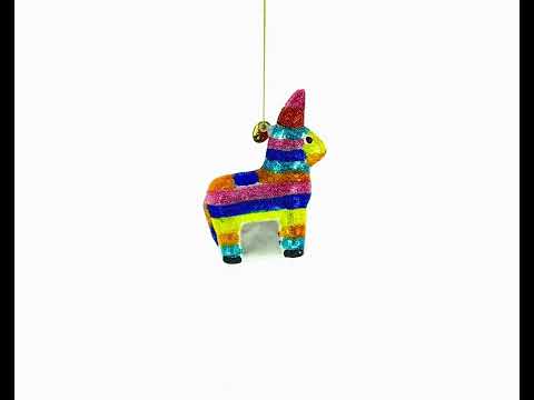 Festliche Pinata-Weihnachtsdekoration aus Glas