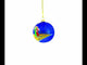 Heavenly Angels in the Night Nativity Scene Glass Ball Christmas Ornament 3.25 Inches