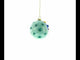 Astronaut on a Moon Blown Glass Christmas Ornament
