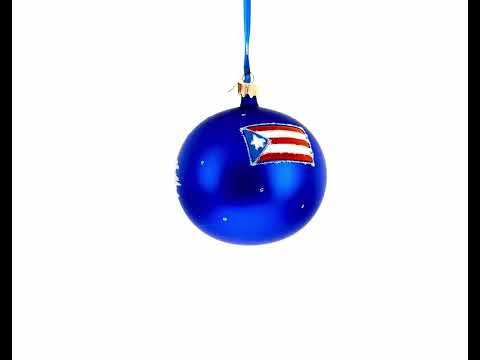 Castillo San Felipe del Morro, San Juan, Puerto Rico Glaskugel Weihnachtsschmuck 4 Zoll