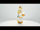 Circus Horse Standing on Back Legs Glass Christmas Ornament