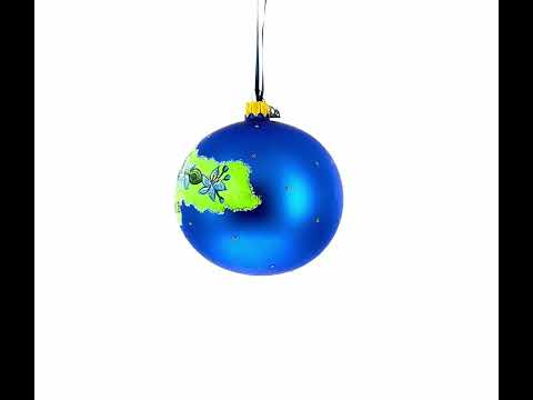 Travel to Jamaica Glass Ball Christmas Ornament 4 Inches