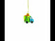 Truck Mini Glass Christmas Ornament