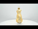 Standing Leopard Glass Christmas Ornament