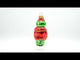 Alligator Crocodile in Red Jacket Glass Christmas Ornament