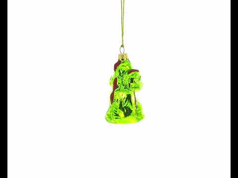 Three Headed Dragon Folk Tale Character Glass Christmas Ornament
