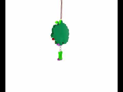 Mein Garten ist die beste Therapie – Weihnachtsbaumschmuck aus Kunstharz