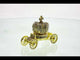 Golden Royal Coronation Coach Trinket Box Figurine