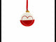 Poland Coat of Arms Glass Ball Christmas Ornament 3.25 Inches