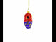 Nesting Doll Glass Christmas Ornament