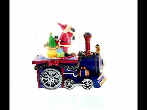 Musikalische Wasserschneekugel „Weihnachtszug der Geschenke“
