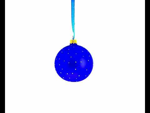 Photographer Holding Camera Glass Christmas Ornament 3.25 Inches