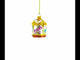Golden Carousel Glass Christmas Ornament