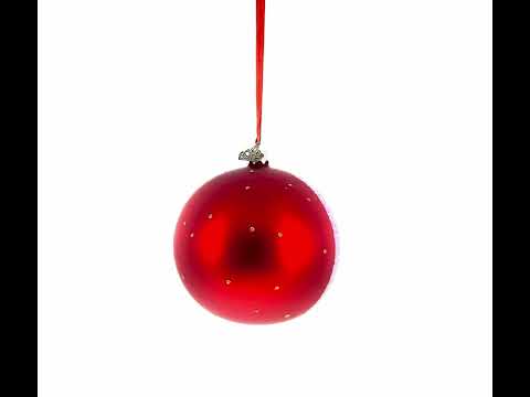 Vincent van Gogh "Irises" Glass Ball Christmas Ornament 4 Inches