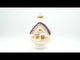 Snow-Covered Cozy House Glass Christmas Ornaments