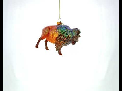 Weihnachtsschmuck aus Büffelglas