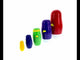 Set of 5 Nutcrackers Wooden Nesting Dolls 5.5 Inches