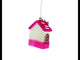Ice Cream Shop with Polar Bear Blown Glass Christmas Ornament