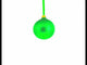Tennis Player Glass Ball Christmas Ornament 3.25 Inches
