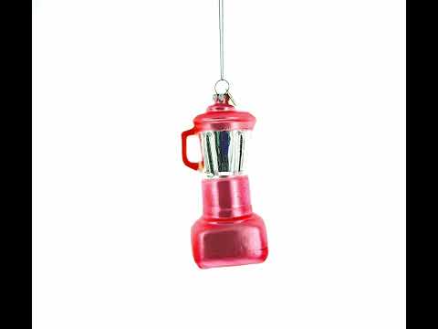 Blender Food Mixer Glass Christmas Ornament