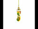 Vibrant Parrot Glass Christmas Ornament