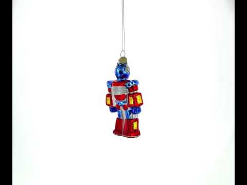 Formwandelnder Roboter-Weihnachtsschmuck aus Glas
