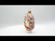 White Horse Head Glass Christmas Ornaments