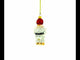 Martial Art Wrestler Glass Christmas Ornament