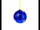 Boy Cuddling Teddy Bear Blown Glass Ball Baby's First Christmas Ornament 4 Inches