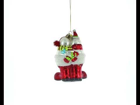 Our First Christmas Glass Christmas Ornament