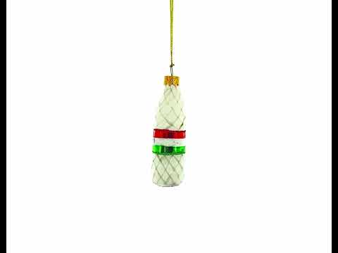 Weihnachtsschmuck aus hartem Salamiglas