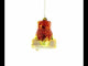 Wise Owl Sitting on a Branch Blown Glass Christmas Ornament