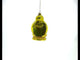 Radiant Golden Buddha Blown Glass Christmas Ornament