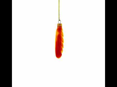 French Baguet Glass Christmas Ornament