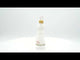 White Bunny Glass Christmas Ornament