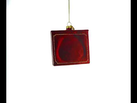 Vintage Upright Piano Glass Christmas Ornament