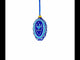 Blue Bird Pysanka Egg Glass Ornament 4 Inches
