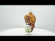 Bison Glass Christmas Ornament
