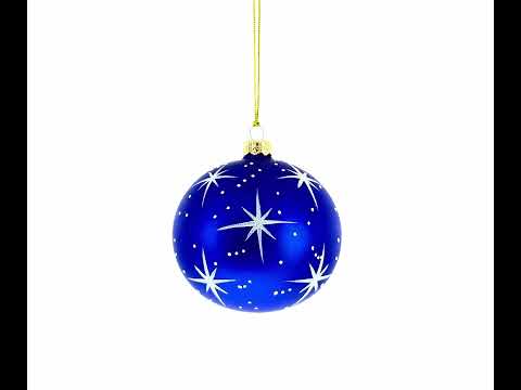 Girl Hugging Teddy Bear Glass Ball Baby's First Christmas Ornament 4 Inches