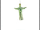Christ the Redeemer, Rio De Janeiro, Brazil Glass Christmas Ornament