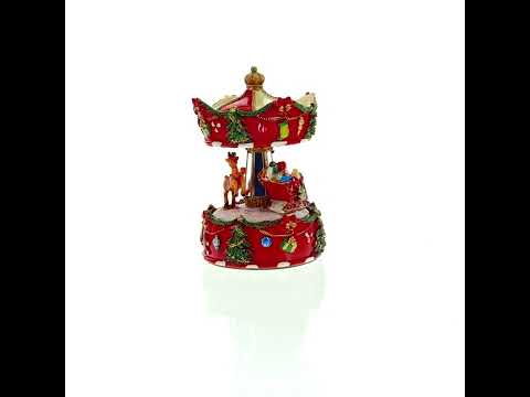 Spinning Christmas Musical Box with Motion