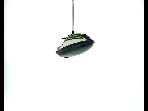 Personal Watercraft Jet Ski Glass Christmas Ornament