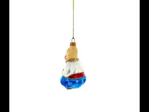 Ukrainischer Kosaken-Weihnachtsschmuck aus Glas