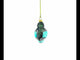 Bullfinch Bird Glass Christmas Ornament